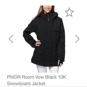 PWDR ROOM snowboarding jacket